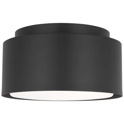 Murray Feiss Visual Comfort Studio Dartmore Small Flush Mount A19 10" Black