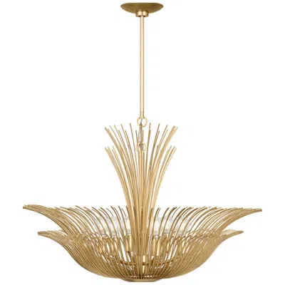 Murray Feiss Visual Comfort Studio Dorelle 28 Chandelier Gild B11