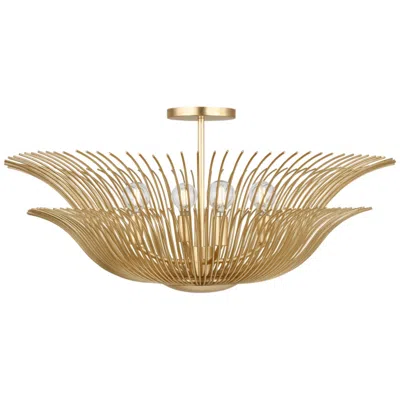 Murray Feiss Visual Comfort Studio Dorelle 28 Flush Mount Gild B11