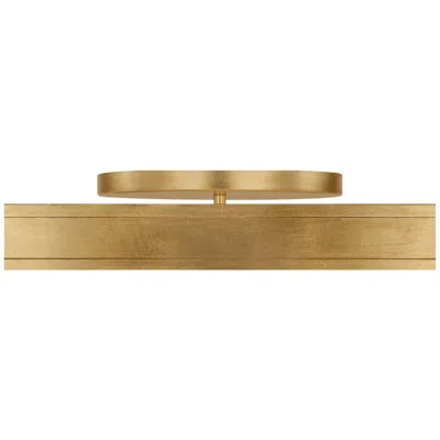 Murray Feiss Visual Comfort Studio Dupont 16 Square Semi Flush Gild Led