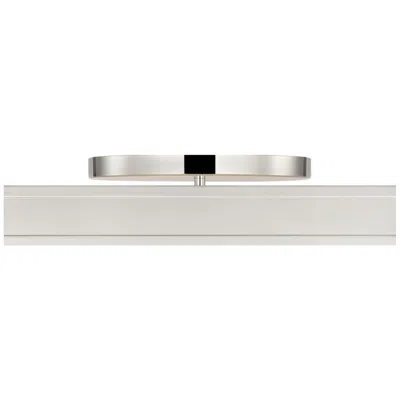 Murray Feiss Visual Comfort Studio Dupont 16 Square Semi Flush Polished Nickel Led