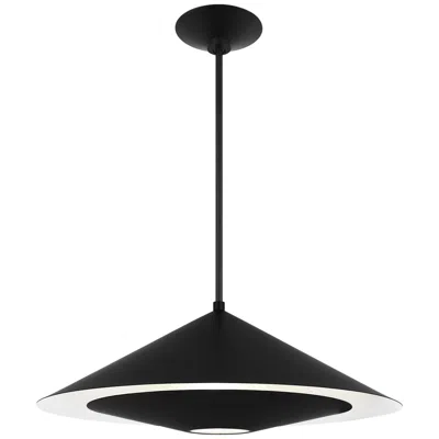 Murray Feiss Visual Comfort Studio Echo Medium Pendant A19 24" Black