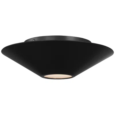 Murray Feiss Visual Comfort Studio Echo Small Flush Modules 8.37" Black