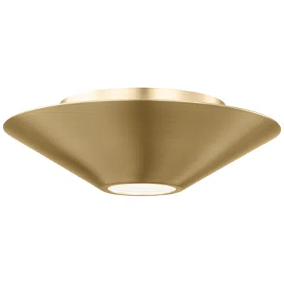 Murray Feiss Visual Comfort Studio Echo Small Flush Modules 8.37" Burnished Brass