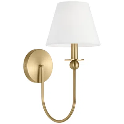 Murray Feiss Visual Comfort Studio  Elsay Small Sconce  Torpedo  7"  Satin Brass