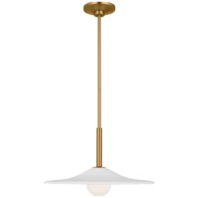 Murray Feiss Visual Comfort Studio Endicott 16 Pendant Burnished Brass Ledbi-pin