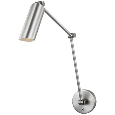 Murray Feiss Visual Comfort Studio Frasar Large 2 Arm Sconce B10 4.75" Brushed Nickel