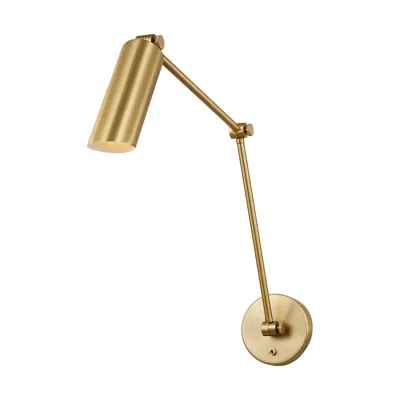 Murray Feiss Visual Comfort Studio Frasar Large Two Arm Sconce B10 4.75" Satin Brass