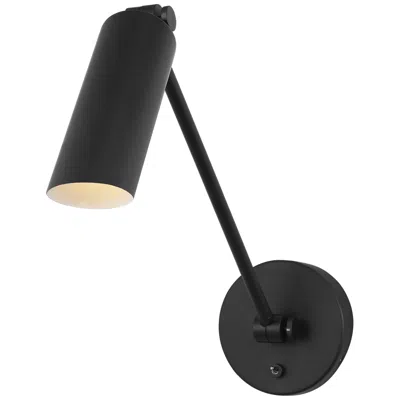 Murray Feiss Visual Comfort Studio  Frasar Medium 1 Arm Sconce  B10  4.75"   Black