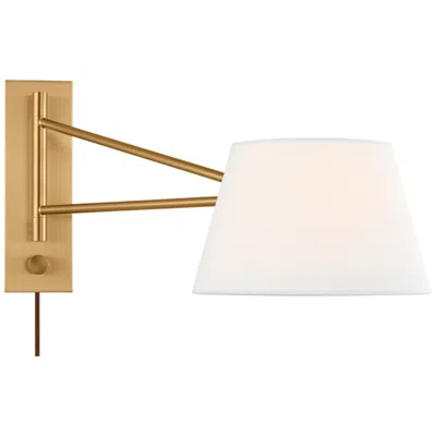 Murray Feiss Visual Comfort Studio  Hale 20" Sconce  E12 Candelabra    Estate Brass In Gold
