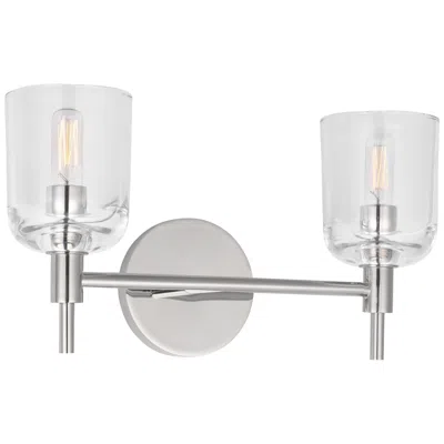 Murray Feiss Visual Comfort Studio Hartley 2 - Light Vanity T6 15" Polished Nickel