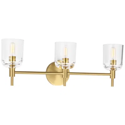 Murray Feiss Visual Comfort Studio Hartley 3 - Light Vanity T6 24" Burnished Brass
