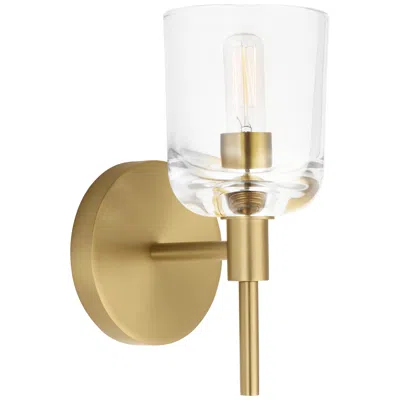 Murray Feiss Visual Comfort Studio Hartley Small Sconce T6 4.62" Burnished Brass