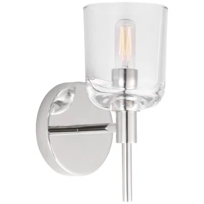 Murray Feiss Visual Comfort Studio Hartley Small Sconce T6 4.62" Polished Nickel
