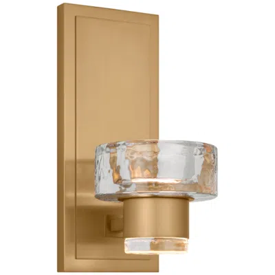 Murray Feiss Visual Comfort Studio  Holsted 11" Sconce  Dedicated Led    Estate Brass In Gold
