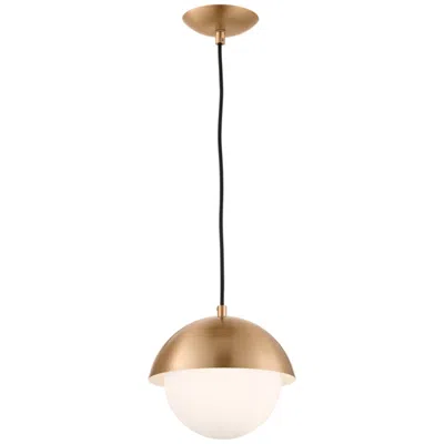 Murray Feiss Visual Comfort Studio  Hyde Small Pendant  E26    Satin Brass