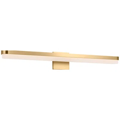 Murray Feiss Visual Comfort Studio Ismay 36 Vanity Burnished Brass Led
