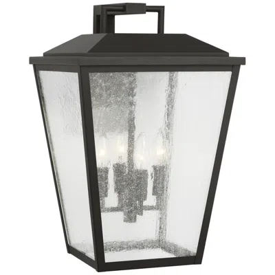 Murray Feiss Visual Comfort Studio Kennewick Extra Large Wall Torpedo 12.5" Black