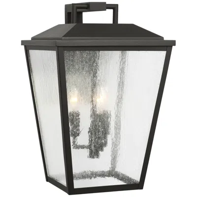 Murray Feiss Visual Comfort Studio Kennewick Large Wall Torpedo 10.75" Black