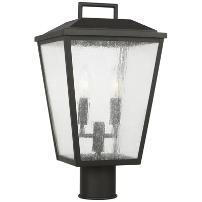 Murray Feiss Visual Comfort Studio Kennewick Medium Post Torpedo 9" Black