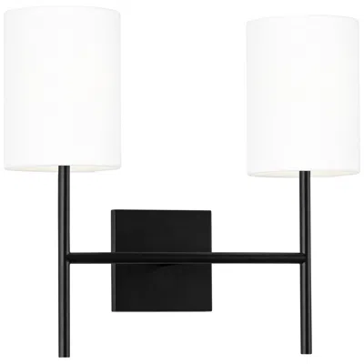 Murray Feiss Visual Comfort Studio Key Medium Sconce Torpedo 16" Black