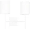 Murray Feiss Visual Comfort Studio Key Medium Sconce Torpedo 16" White