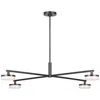 Murray Feiss Visual Comfort Studio Khan Large Chandelier Array 34" Aged Iron
