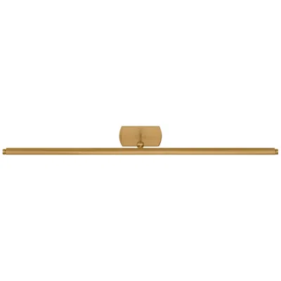 Murray Feiss Visual Comfort Studio Lamont 30 Picture Light Burnished Brass Led