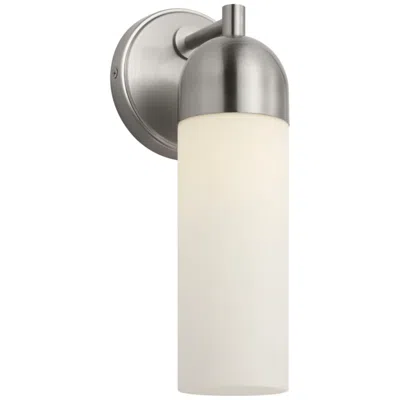 Murray Feiss Visual Comfort Studio  Lawson 13" Sconce  E26    Brushed Nickel In Gray