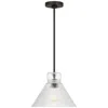Murray Feiss Visual Comfort Studio  Liouet Medium Pendant  A19  12"   Black