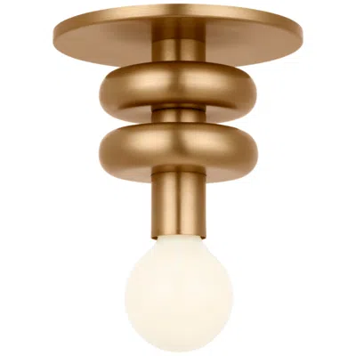 Murray Feiss Visual Comfort Studio  Malcolm 4" Solitaire  E12    Satin Brass In Gold
