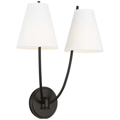 Murray Feiss Visual Comfort Studio Marina 18 Double Sconce Aged Iron B11