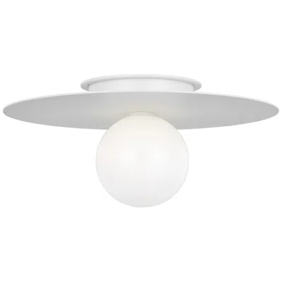 Murray Feiss Visual Comfort Studio Nodes Large Flush Mount T4 17.5" White