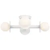 Murray Feiss Visual Comfort Studio Nodes Semi Flush T4 18" White