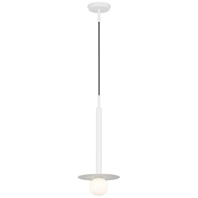 Murray Feiss Visual Comfort Studio Nodes Short Pendant T4 8" White
