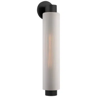 Murray Feiss Visual Comfort Studio  Ridge 25" Outdoor Wall  E26    Black In Gray