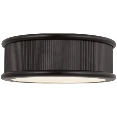 Murray Feiss Visual Comfort Studio Ritz 18 Flush Mount Aged Iron B11