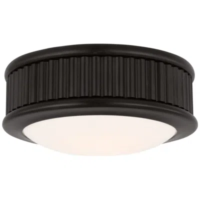 Murray Feiss Visual Comfort Studio Ritz 5 Flush Mount Aged Iron Led