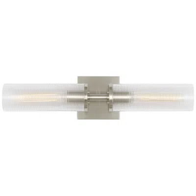 Murray Feiss Visual Comfort Studio Sarita Medium Sconce T10 21.12" Brushed Nickel