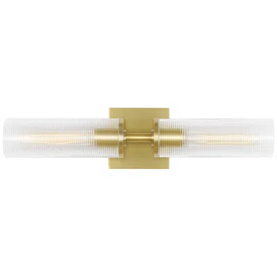 Murray Feiss Visual Comfort Studio Sarita Medium Sconce T10 21.12" Satin Brass