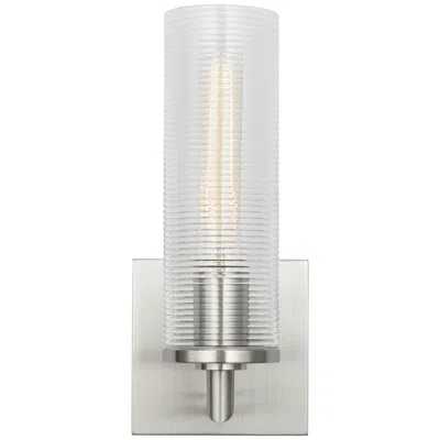 Murray Feiss Visual Comfort Studio Sarita Small Sconce T10 5" Brushed Nickel