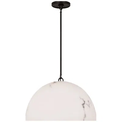 Murray Feiss Visual Comfort Studio Savina 20 Pendant Aged Iron A19 In Multi