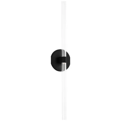 Murray Feiss Visual Comfort Studio Silas 24 Sconce Midnight Black Led
