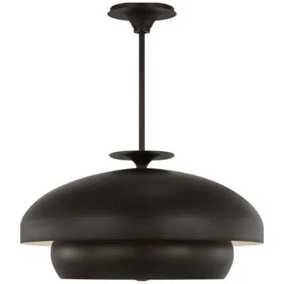 Murray Feiss Visual Comfort Studio Solene 24 Chandelier Aged Iron B11