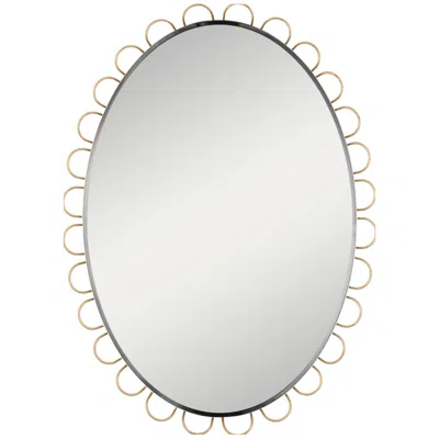 Murray Feiss Visual Comfort Studio Tirreno 24 By 31 Oval Mirror Gild