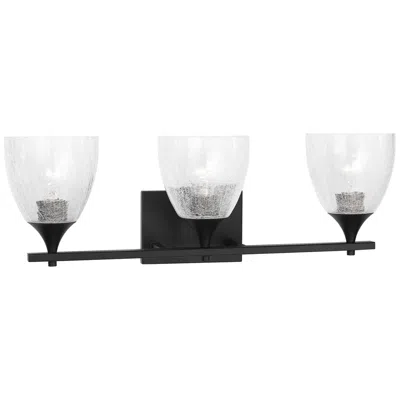 Murray Feiss Visual Comfort Studio Toffino 3 - Light Vanity A19 26" Black