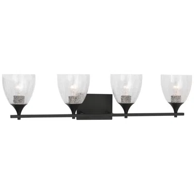 Murray Feiss Visual Comfort Studio Toffino 4 - Light Vanity A19 36" Black
