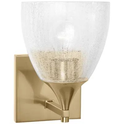 Murray Feiss Visual Comfort Studio Toffino Small Sconce A19 6" Satin Brass