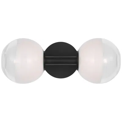 Murray Feiss Visual Comfort Studio Torian Linear Sconce B10 15.37" Aged Iron