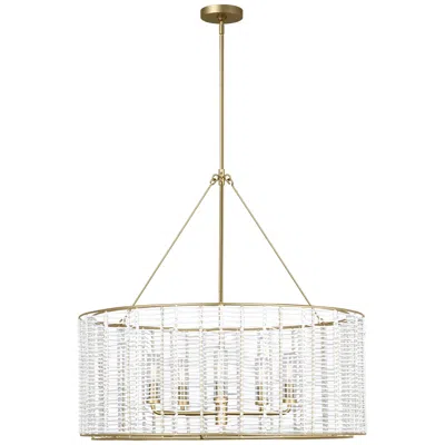 Murray Feiss Visual Comfort Studio Winslow Large Hanging Shade T6 35.75" Brass
